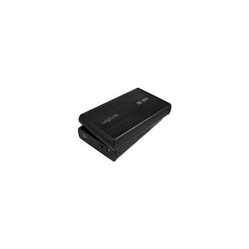 LogiLink® Festplattengehäuse 3.5"  S-ATA USB 3.0 Alu, schwarz (UA0107) afbeelding 1