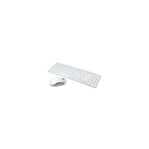 Logilink Combo Set with Autolink - Tastatur-und-Maus-Set - drahtlos - 2.4 GHz - Deutsch - weiß (ID0109) afbeelding 1