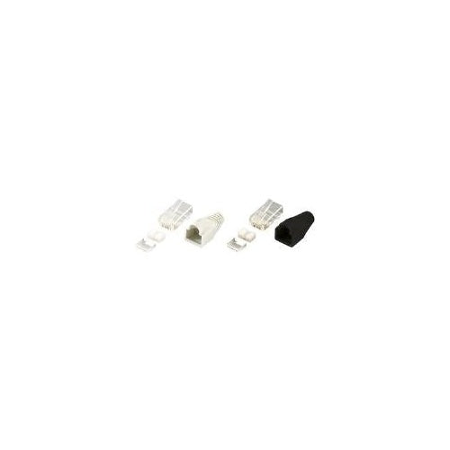 LogiLink RJ45 Stecker, Kat.6, ungeschirmt, schwarz Modularstecker RJ45, vergoldete Kontakte, Stecker nicht - 1 Stück (MP0024) afbeelding 1