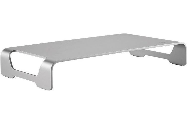 LogiLink Aluminum Tabletop Monitor Riser - Aufstellung für Monitor/Notebook (Ultra-dünn) - Aluminium - auf dem Tisch afbeelding 1