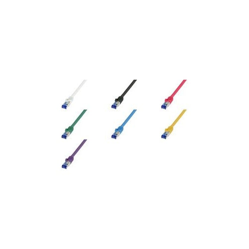 Logilink Professional Ultraflex - Patch-Kabel - RJ-45 (M) zu RJ-45 (M) - 20 m - 6 mm - S/FTP -Cat.7 Rohkabel (Kabel) / CAT 6a (Anschlüsse) - halogenfrei, geformt, ohne Haken - grün, RAL 6024 (C6A115S) afbeelding 1