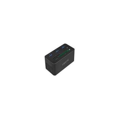 Logilink Dockingstation USB 3.2 (G1) HDMI,10-Port,PD4,schw. (UA0370) afbeelding 1