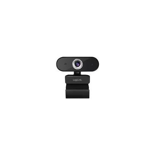 LogiLink Pro full HD USB webcam with microphone - Web-Kamera - Farbe - 3 MP - 1920 x 1080 - 1080p - Audio - USB 2.0 - MJPEG (UA0371) afbeelding 1