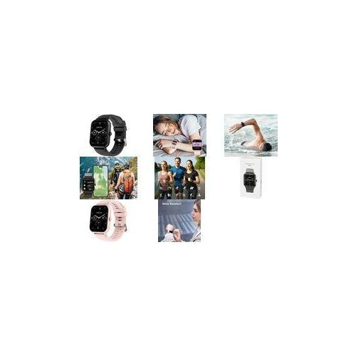 LogiLink Smartwatch Edge 1.83" LCD Touchscreen BT5.2 pink (SW0001P) afbeelding 1