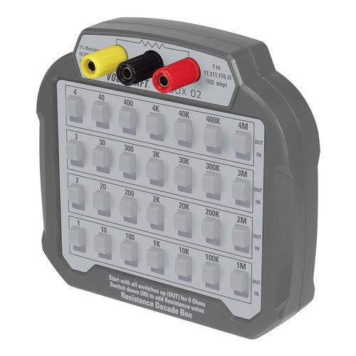 VOLTCRAFT R-BOX 02 Mess-Dekade Widerstand 1 % (VC-8057115) afbeelding 1