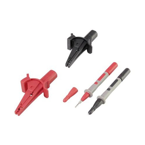 VOLTCRAFT Krokodilklemmen-Set Buchse 4 mm CAT III 1000 V, CAT IV 600 V 6er Set MSS-103 (VC-8097030) afbeelding 1