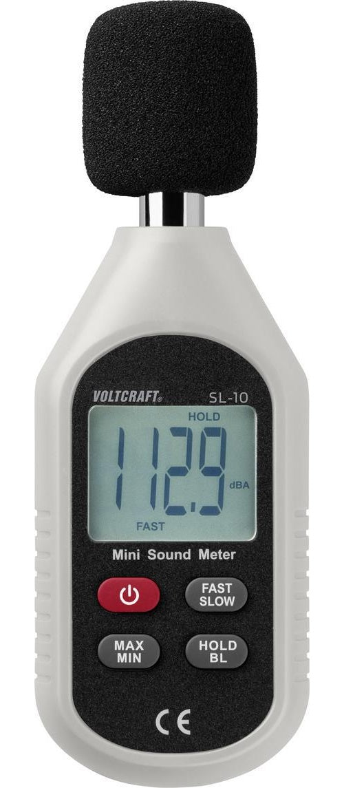 VOLTCRAFT Schallpegel-Messgerät SL-10 30 - 130 dB 31.5 Hz - 8 kHz (VC-8314250) - 4053199527267 - image 1
