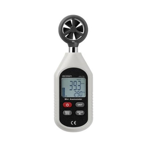VOLTCRAFT AN-10 Anemometer 0.3 bis 30 m/s Magnet-Flügelrad (VC-8314270) afbeelding 1