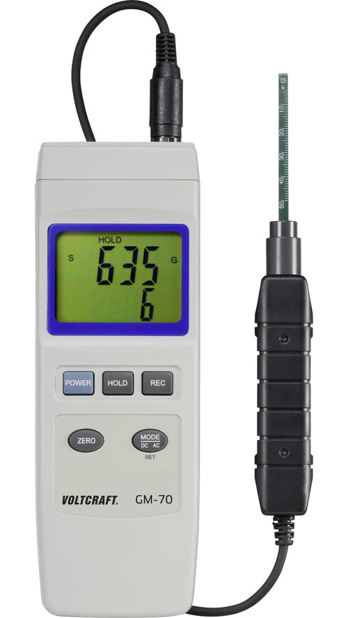 VOLTCRAFT GM-70 Magnetfeld Analysegerät (VC-8328615) afbeelding 1