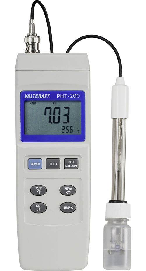 VOLTCRAFT PHT-200 Kombi-Messgerät pH-Wert, Redox (ORP) (VC-8330290) afbeelding 1