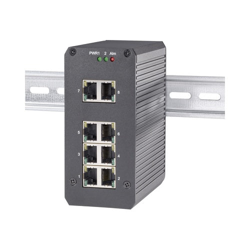 Renkforce Industrieswitch unmanaged GSHS800 Anzahl Ethernet Ports 8 LAN-Übertragungsrate 1 Gbit/s (RF-3336016) afbeelding 1