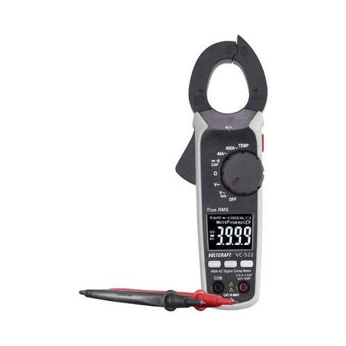 VOLTCRAFT VC-522 Stromzange digital CAT III 600 V Anzeige (Counts): 4000 (VC-8466755) afbeelding 1