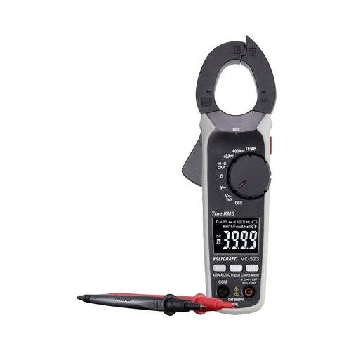VOLTCRAFT VC-523 Stromzange digital CAT III 600 V Anzeige (Counts): 4000 (VC-8466760) afbeelding 1