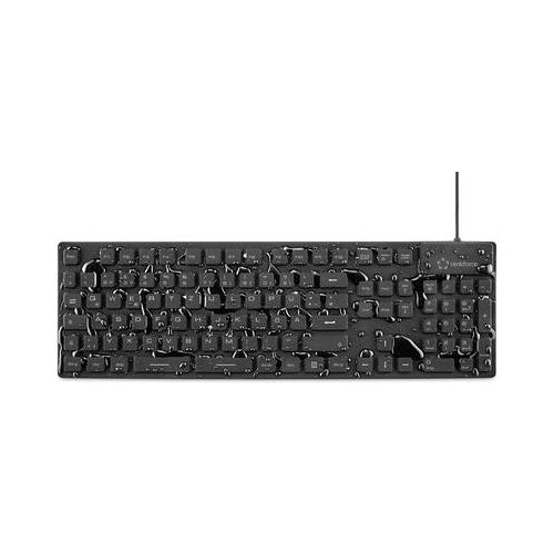 Renkforce RF-3561816 Tastatur USB + PS/2 QWERTZ Deutsch Schwarz (RF-3561816) afbeelding 1