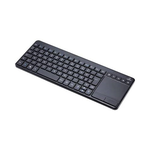 Renkforce MT-1006 Funk-Touchpad, Funk-Tastatur Deutsch, QWERTZ, Windows® Schwarz Integriertes Touchpad, Maustasten, Multimediatasten (RF-3820142) afbeelding 1