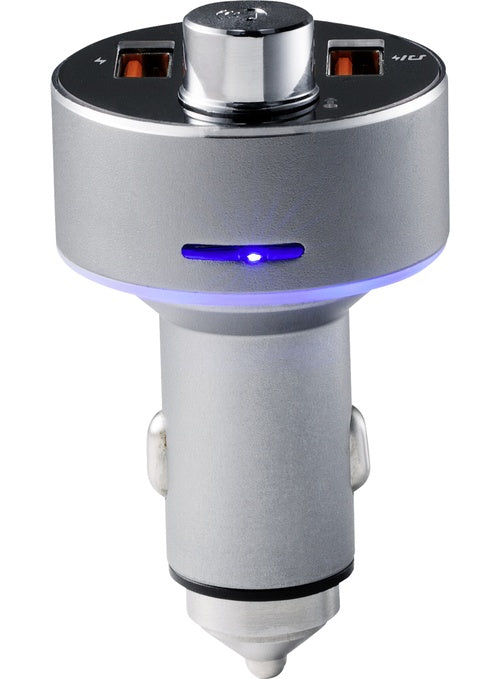 Renkforce RF-CAR-100 FM-Transmitter Zigarettenanzünder Grau (RF-CAR-100) afbeelding 1
