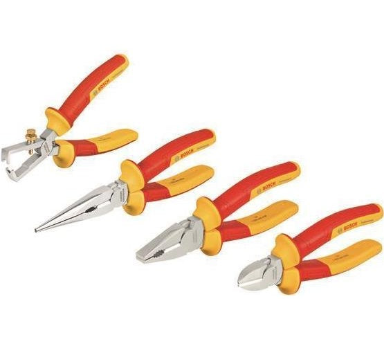 Bosch 1600A02NG1 VDE Zangen-Set 4teilig (1600A02NG1) afbeelding 1