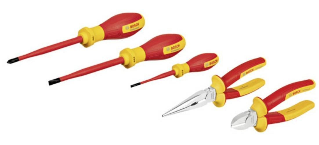 Bosch Werkzeuge-Set VDE gemischt 5tlg. (1600A02NG2) afbeelding 1