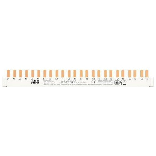 ABB PSc 3/24/10 N Phasenschiene 3Ph.+N 24Pins 10qmm (2CDL230331R1012) - 4053546050554 - image 1