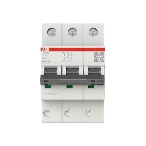 ABB Sicherungsautomat SX203-B32 Flexline B-Char.6kA 32A 3P (2CDS253003R0325) afbeelding 1