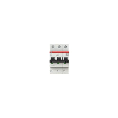 ABB SX203-B40. Eingangsfrequenz: 50 / 60 Hz, Nennstrom: 40 A, Nennspannung: 400 V. Schutzschaltertyp: Miniatur-Leistungsschalter, Typ Auslösekurve: Typ B, Schaltleistung: 6000 A. Breite: 52,8 mm, Tiefe: 69 mm, Höhe: 85 mm. Menge pro Packung afbeelding 1