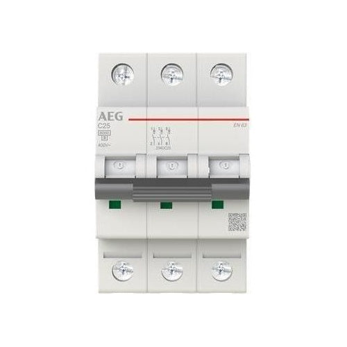 AEG Leitungsschutzschalter Elfaplus 6kA C-25A 3P (2CDS253088R0254) afbeelding 1