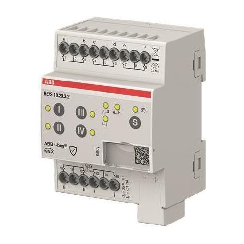 ABB BE/S4.20.3.2 Binäreingang 4f Kontaktabfrage manuelle (2CDG110276R0011) afbeelding 1