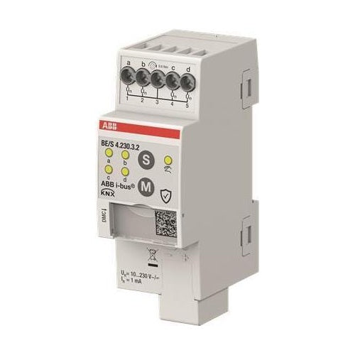 ABB BE/S4.230.3.2 Binäreingang 4f 10-230 V manuelle Bedienung (2CDG110279R0011) afbeelding 1