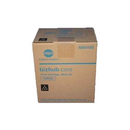 Konica Minolta TNP-51K - Schwarz - original - Tonerpatrone - für bizhub C3110 (A0X5155) afbeelding 1