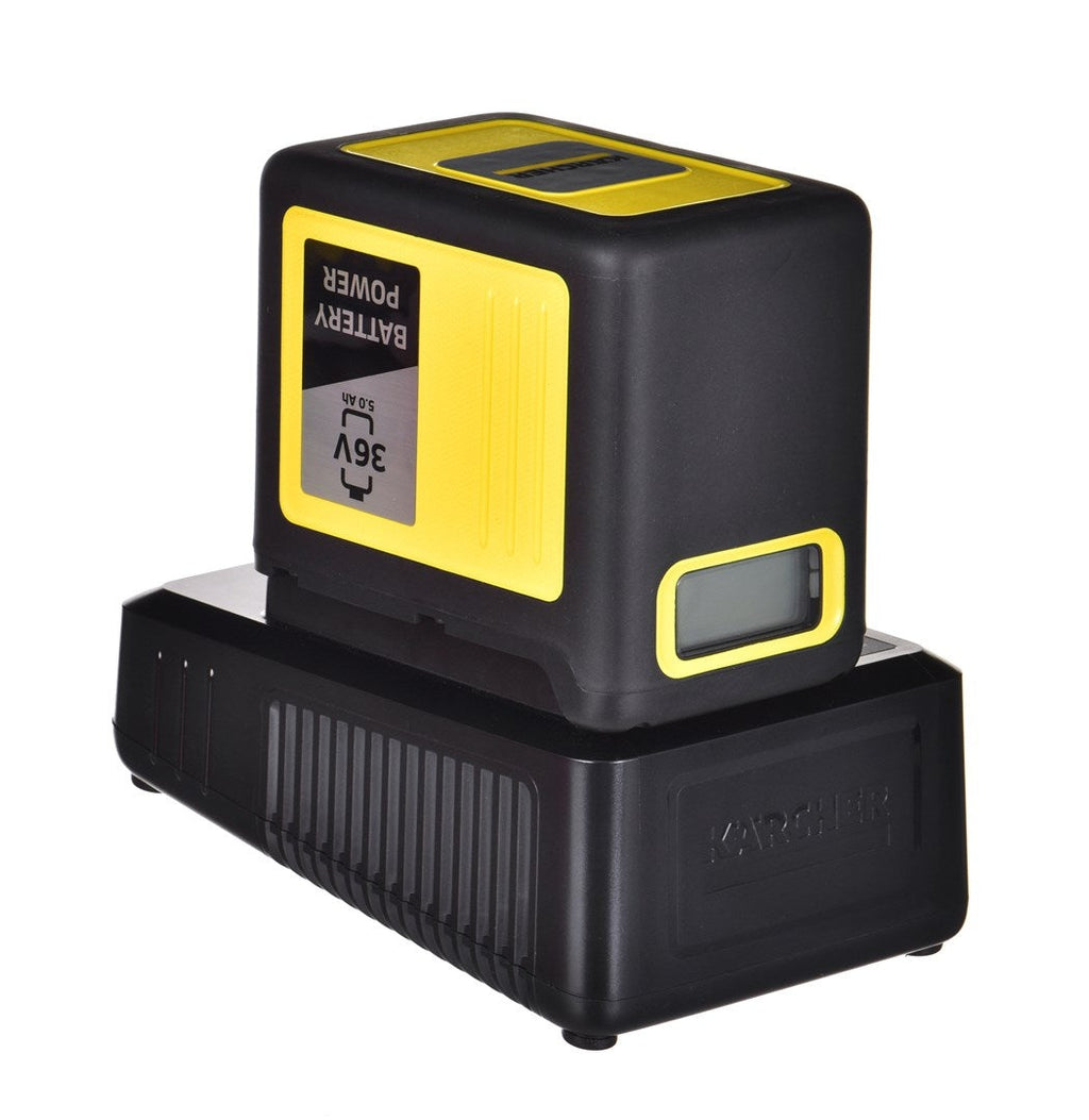 Kärcher - Starter Kit - Batterieladegerät + Batterie - Li-Ion - 5 Ah (2.445-065.0) afbeelding 1