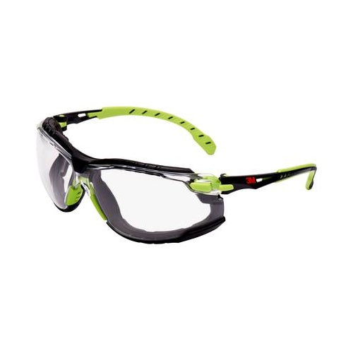 3M Schutzbrille Solus 1000-Set EN 166,EN 170,EN 172 Bügel grün,Scheiben klar PC 3M (S2SGAFKT) afbeelding 1