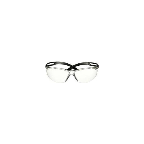 3M SecureFit Schutzbrille, Transparent, Polycarbonat (PC), Beschlaghemmend/Kratzfest (SF501SGAF-BLK) afbeelding 1