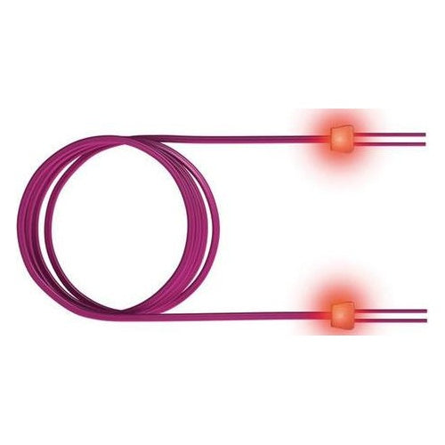 EasyLan | Fiber Optic Patch Cord Duplex LC To LC 3m 50/125µm OM4 Multimode | For LC Multimode Ports | Erikaviolett afbeelding 1