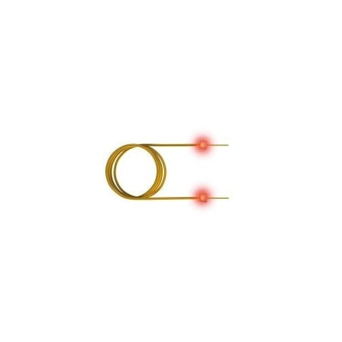 Sacon | Fiber Patch Cable LPD02200050 5m Duplex LC To LC Single-Mode 9/125 Micrometer OS2 | Yellow RAL 1021 afbeelding 1