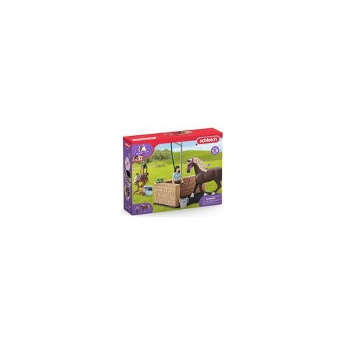 Schleich Horse Club 42438 Waschplatz m. Emily & Luna (42438) afbeelding 1