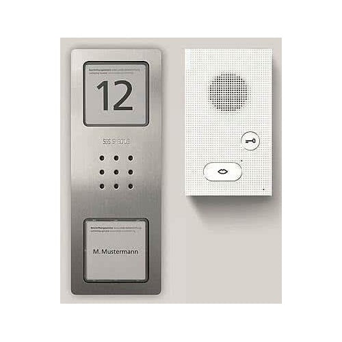 SIEDLE SET CAB 850-1 E/W Audio-Set Basic Edelstahl (210008742-00) afbeelding 1