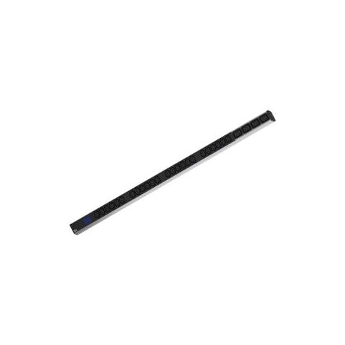 Bachmann BlueNet BN0500 - Stromverteilungseinheit (Rack - einbaufähig) - Wechselstrom 230 V - Eingabe, Eingang Eurostecker - Ausgangsbuchsen: 28 - 3 m - Schwarz afbeelding 1