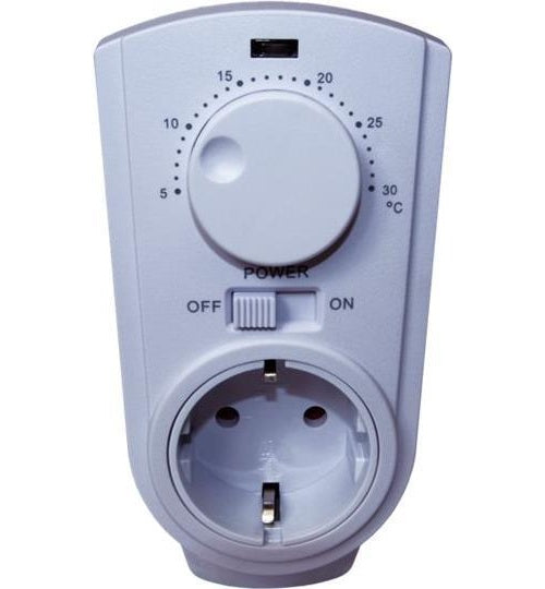 Bachmann Powersocket-Thermo Serie 8141 - Thermostat - weiß afbeelding 1