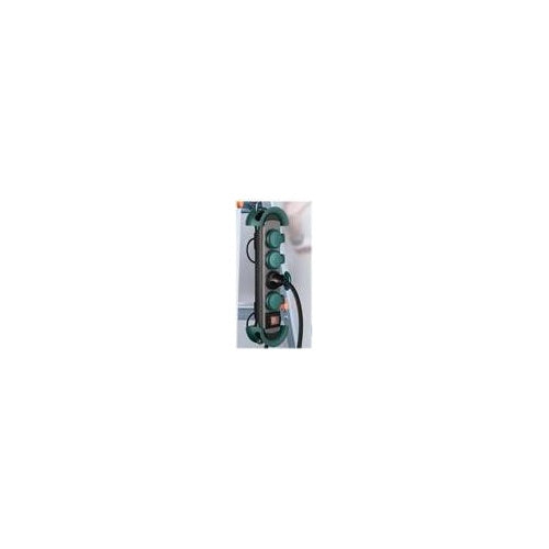Bachmann HOOK Outdoor - Steckdosenleiste - Ausgangsanschlüsse: 4 (4 x Stecker, 2-polig) - 4,0m Schnur - grün (500.200) afbeelding 1