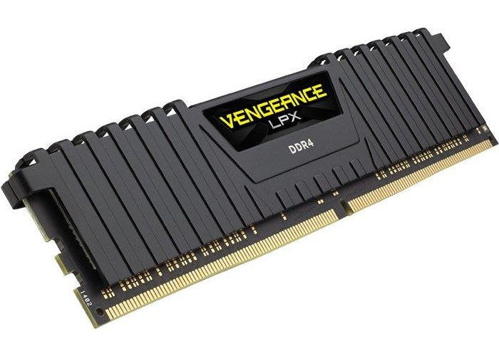 Corsair Vengeance LPX - DDR4 - 16 GB - DIMM 288-PIN - 2400 MHz / PC4-19200 - CL14 - 1.2 V - ungepuffert - nicht-ECC - Schwarz (CMK16GX4M1A2400C14) afbeelding 1