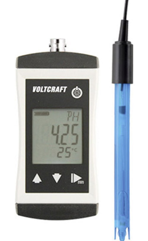 VOLTCRAFT KBM-110 pH-Messgerät Redox (ORP), Temperatur, pH-Wert (VC-8603605) afbeelding 1