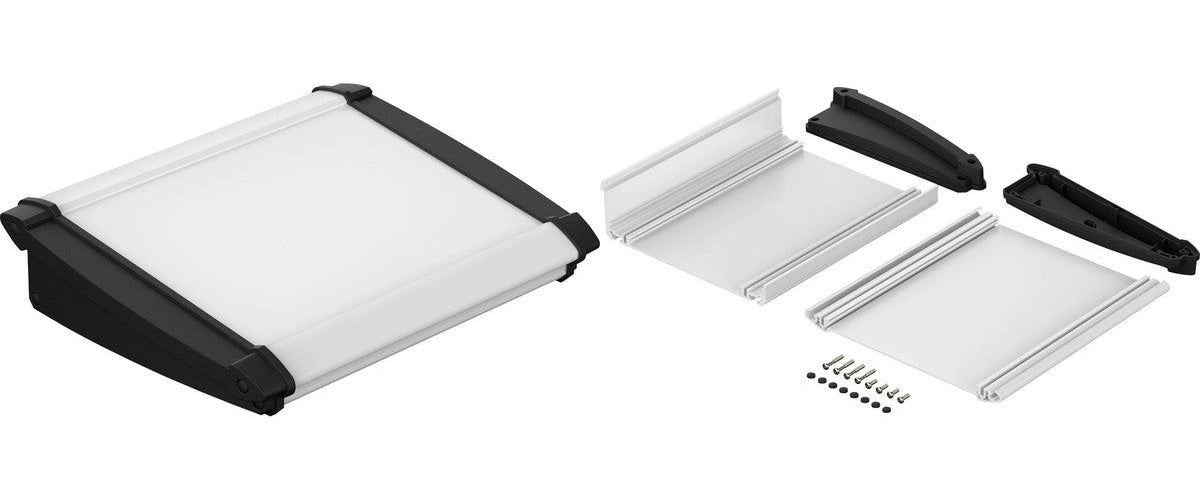 Bopla ATPH 1850-0200 ALU-TOPLINE_SET 92850200.HMT1 Profil-Gehäuse 181.2 x 200 x 53.2 Aluminium Natur 1 St. (92850200.HMT1) afbeelding 1