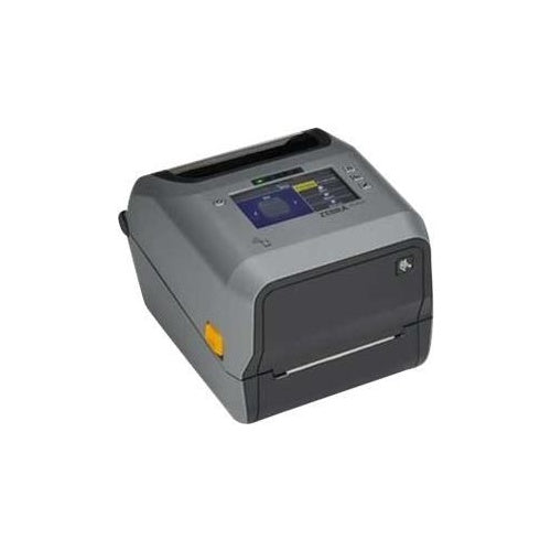 Zebra ZD621t - Etikettendrucker - Thermotransfer - Rolle (11,8 cm) - 300 dpi - bis zu 152 mm/Sek. - USB 2.0, LAN, seriell, USB-Host, NFC, Bluetooth LE - Cutter - Grau afbeelding 1