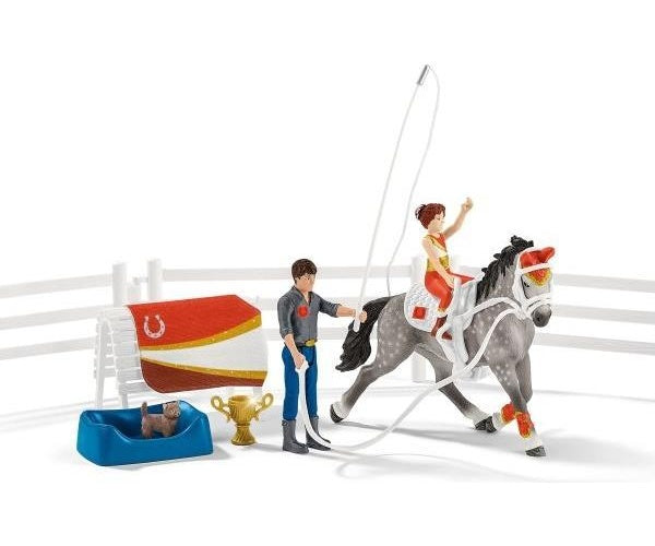 Schleich Horse Club Mias vaulting riding set (42443) afbeelding 1