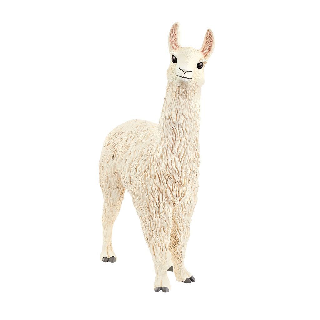 Schleich White Llama - Handcrafted and Detailed Figurine - Suitable for Ages 3+