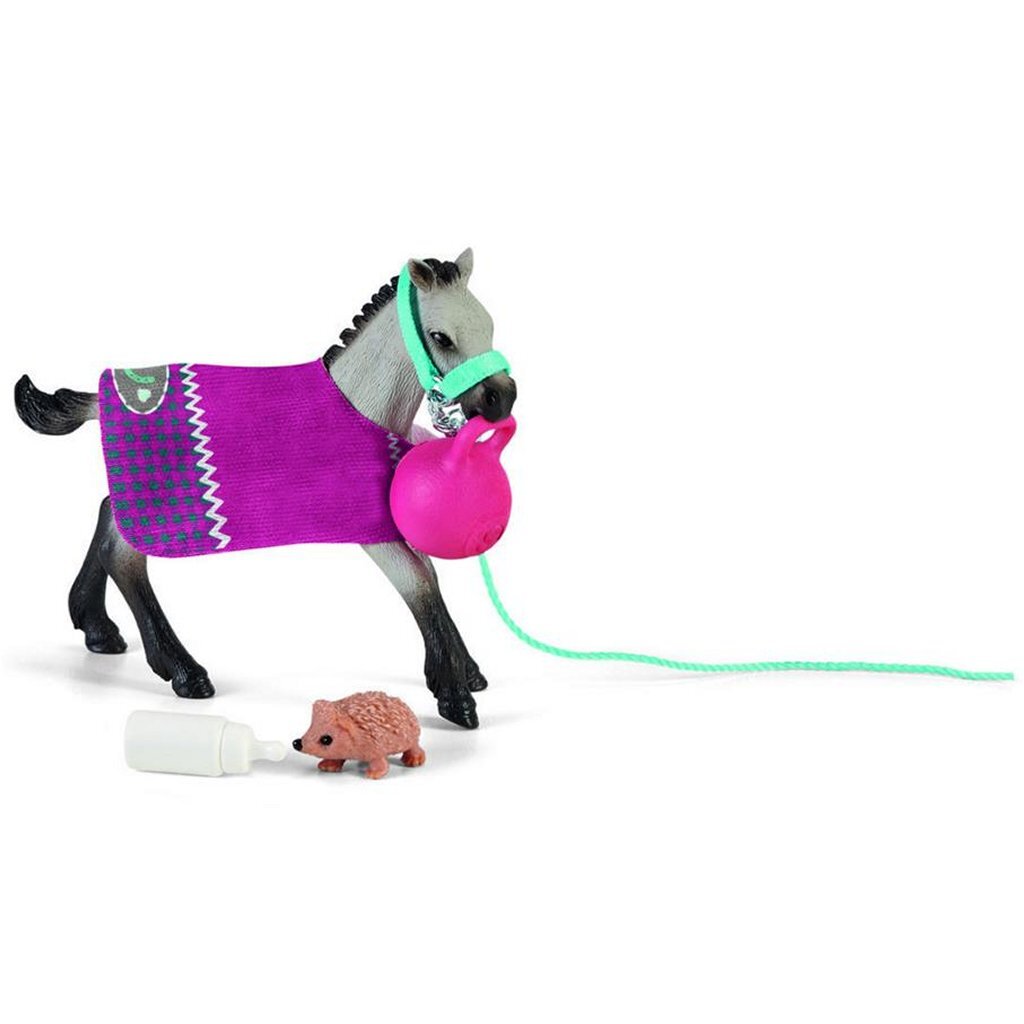 Schleich Horse Club Playful Foal with Accessories - Suitable for Ages 5-12
