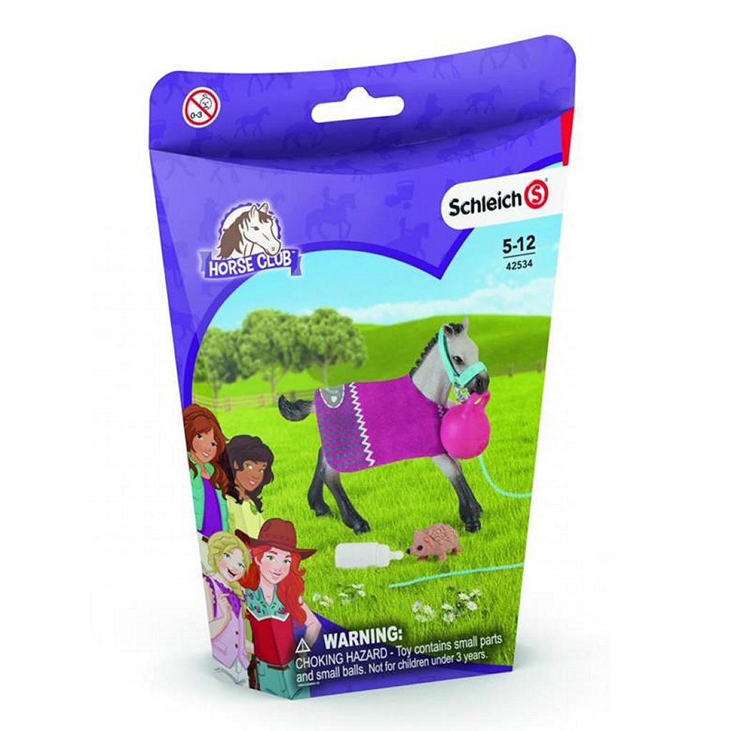 Schleich Horse Club Playful Foal with Accessories - Suitable for Ages 5-12