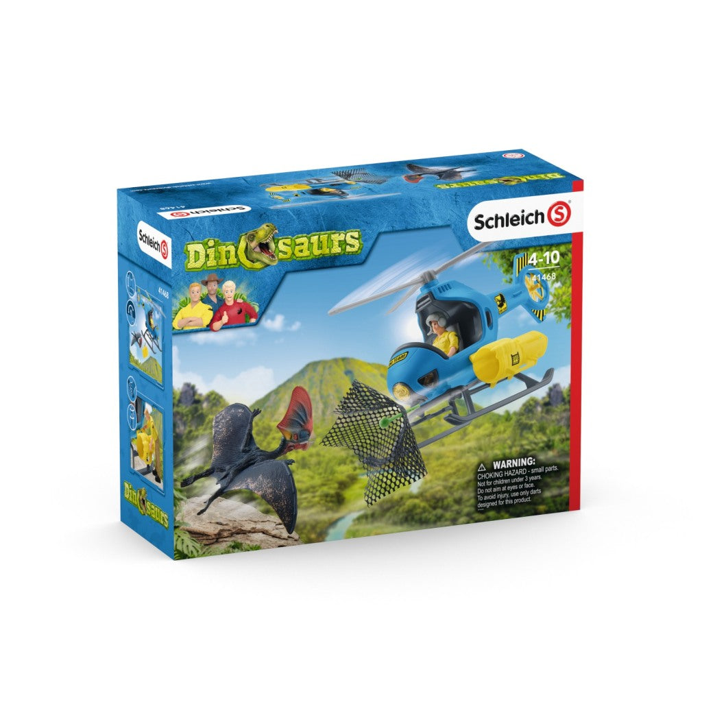 Schleich Dinosaur Air Attack - 10 Pieces - Educational Toy for Ages 5+