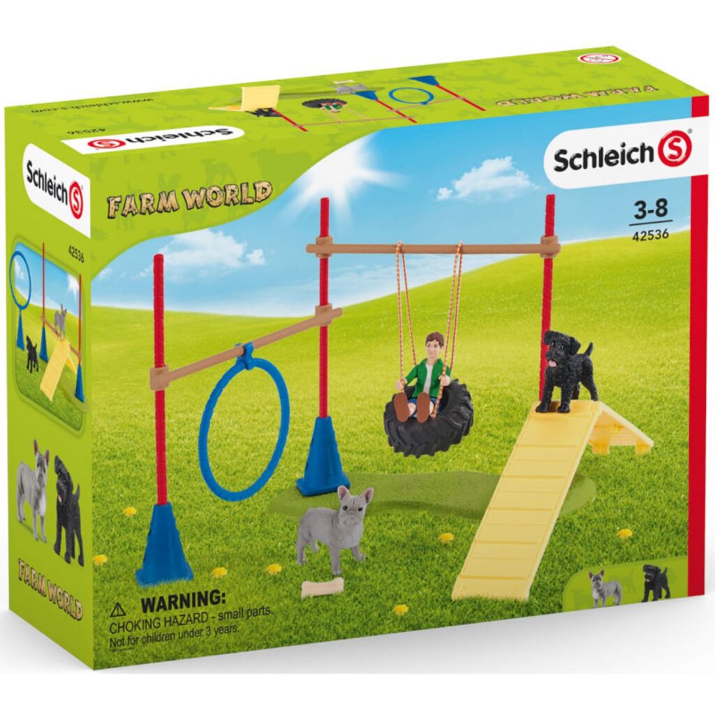 Schleich Farm World Dog Play Fun Set - 14 Pieces - Educational Toy