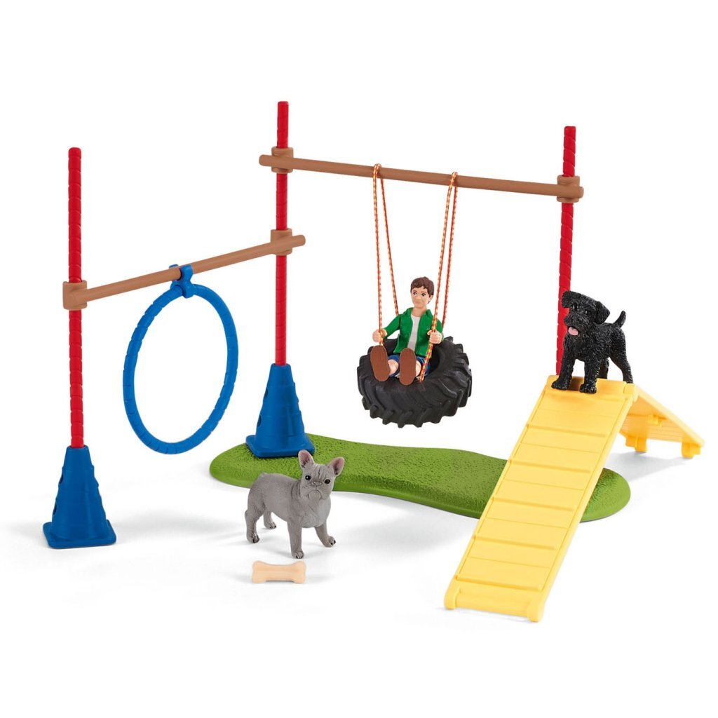Schleich Farm World Dog Play Fun Set - 14 Pieces - Educational Toy